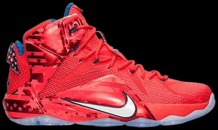 Giày Nike LeBron 12 'USA' 684593-616 Giày Nike LeBron 12 'USA' 684593-616