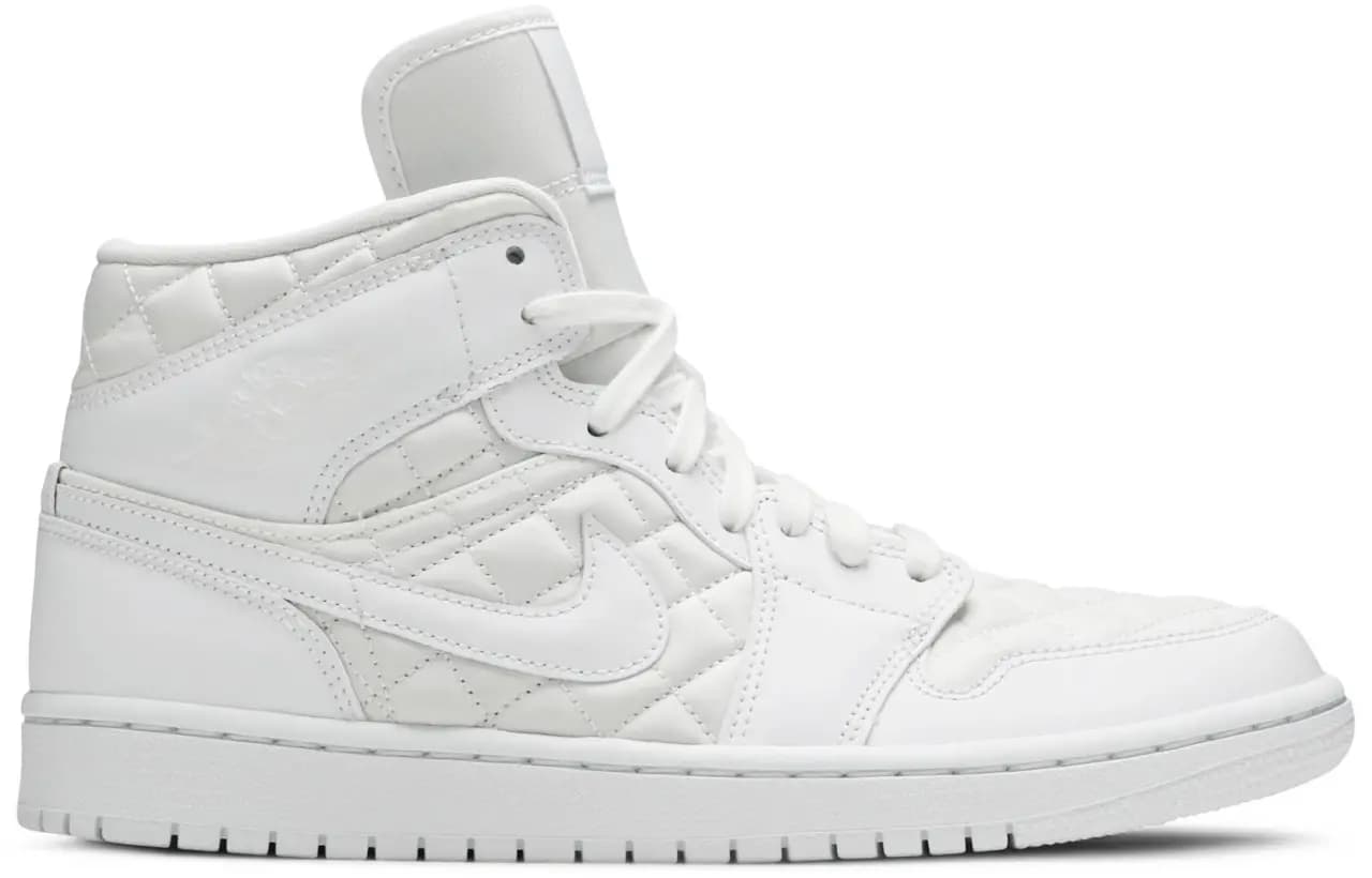 Giày Nike Wmns Air Jordan 1 Mid SE 'White Quilted' DB6078-100 Giày Nike Wmns Air Jordan 1 Mid SE 'White Quilted' DB6078-100