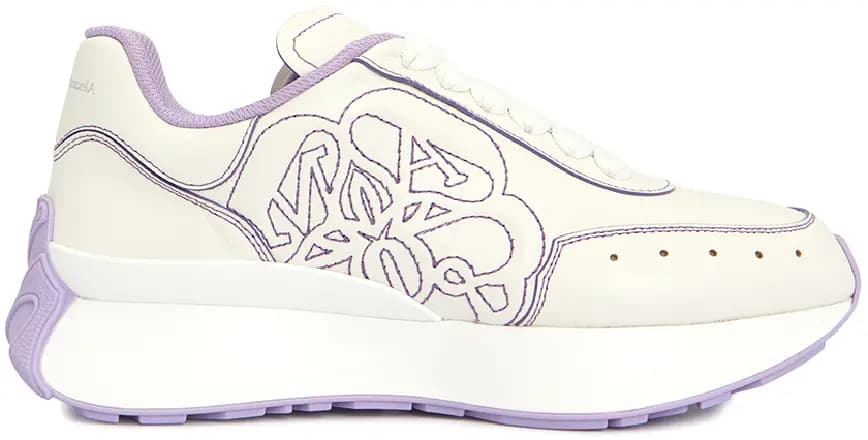 Giày Alexander Mcqueen Sprint Runner 'White' 687995-WIC9K-8888 Giày Alexander Mcqueen Sprint Runner 'White' 687995-WIC9K-8888