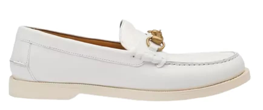 Giày Gucci Loafer with Horsebit 'White' 695049-UPG50-9000 Giày Gucci Loafer with Horsebit 'White' 695049-UPG50-9000