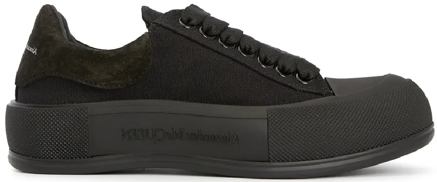 Giày Alexander Mcqueen Deck Plimsol 'Black' 697120-W4MV7-1000 — kich-thuoc: 35.5 Giày Alexander Mcqueen Deck Plimsol 'Black' 697120-W4MV7-1000 — kich-thuoc: 35.5
