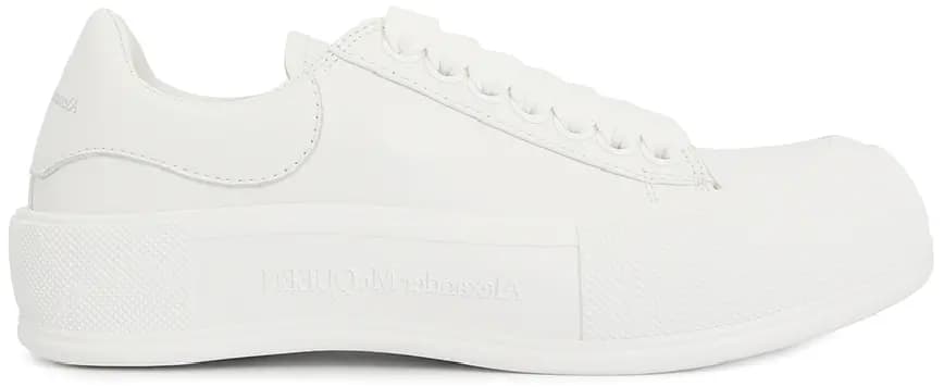 Giày Alexander Mcqueen Deck Plimsol 'White' 697121-WIAB6-9065 Giày Alexander Mcqueen Deck Plimsol 'White' 697121-WIAB6-9065