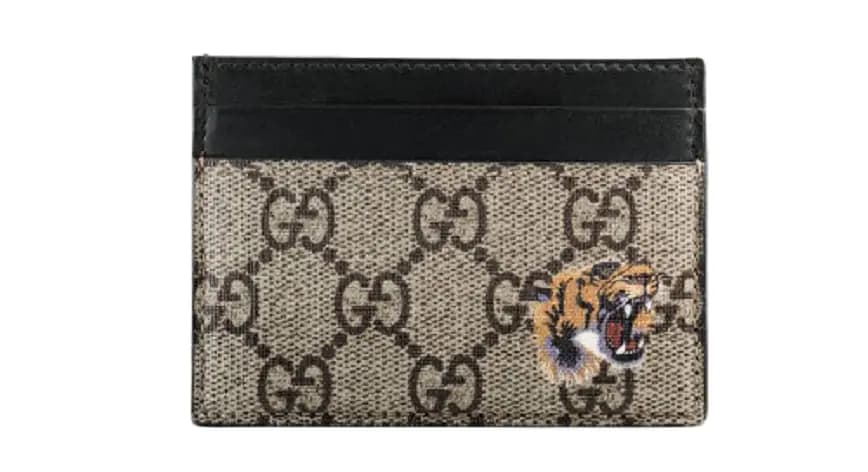 Ví Gucci GG Supreme Tiger Print Card Case 451277 K5X1N 8666 Ví Gucci GG Supreme Tiger Print Card Case 451277 K5X1N 8666