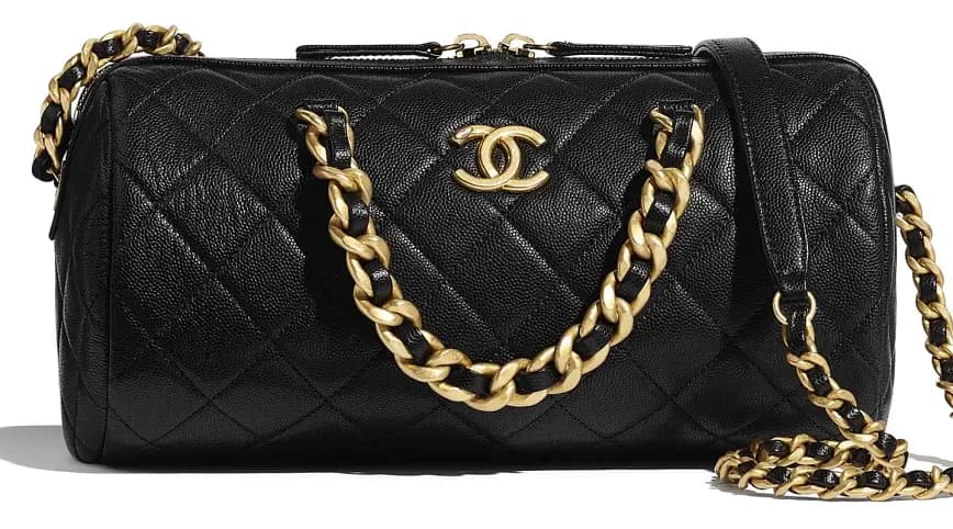 Túi Chanel Bowling Bag Calfskin Black AS1897-B03795-94305 Túi Chanel Bowling Bag Calfskin Black AS1897-B03795-94305