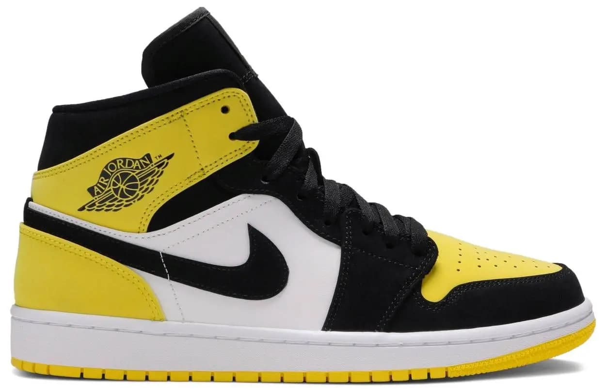 Giày Nike Air Jordan 1 Mid 'Yellow Toe' 852542-071 Giày Nike Air Jordan 1 Mid 'Yellow Toe' 852542-071