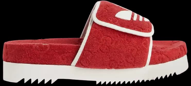 Dép Gucci x Adidas Men's GG Platform 'Red' 702412-UU010-6560 Dép Gucci x Adidas Men's GG Platform 'Red' 702412-UU010-6560