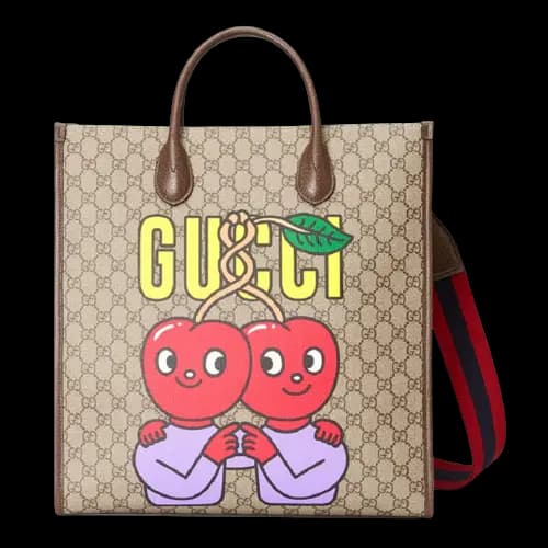 Túi Gucci Cherry Print 'Brown' 703264-U2QAG-8839 Túi Gucci Cherry Print 'Brown' 703264-U2QAG-8839