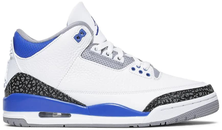 Giày Nike Air Jordan 3 Retro 'Racer Blue' CT8532-145 Giày Nike Air Jordan 3 Retro 'Racer Blue' CT8532-145