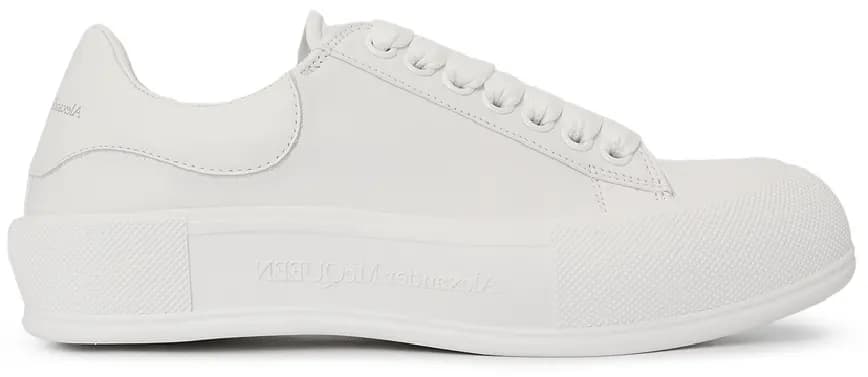 Giày Alexander Mcqueen Deck Plimsol 'White' 705201-WIAB6-9065 Giày Alexander Mcqueen Deck Plimsol 'White' 705201-WIAB6-9065