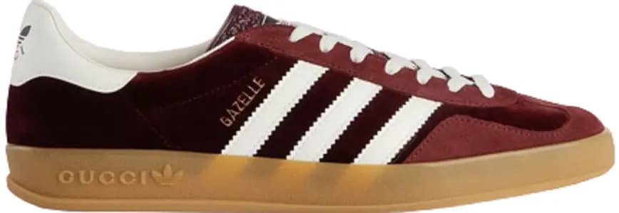 Giày Adidas Gazelle x Gucci 'Burgundy Velvet' 707848-9STU0-6160 Giày Adidas Gazelle x Gucci 'Burgundy Velvet' 707848-9STU0-6160