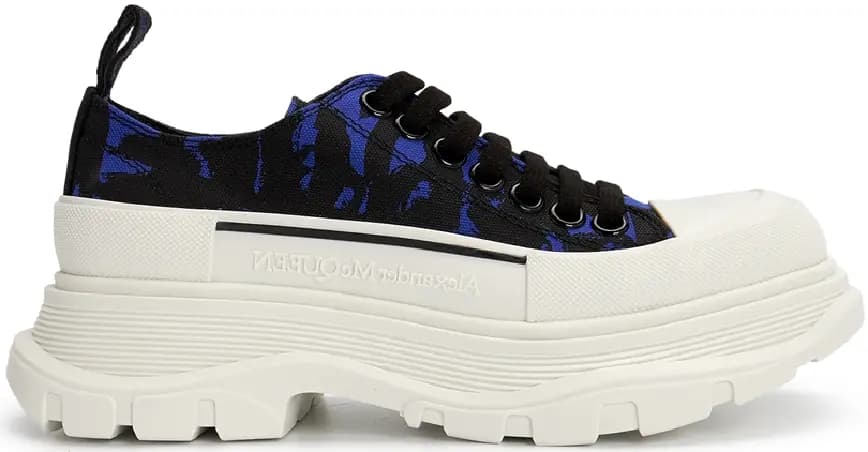 Giày Alexander Mcqueen Tread Slick 'Blue' 708093-W4TG5-4593 Giày Alexander Mcqueen Tread Slick 'Blue' 708093-W4TG5-4593