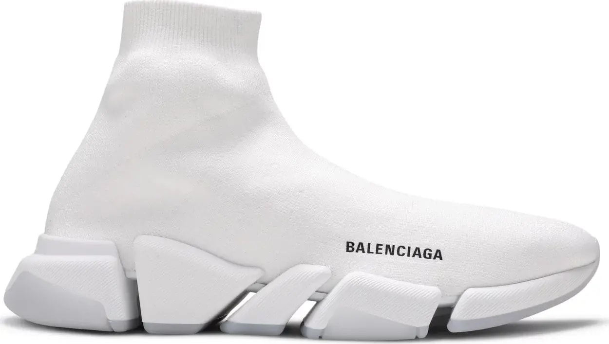 Giày Balenciaga Men's Speed 2.0 Trainers in White 654020-W2DI2-9091 — kich-thuoc: 43 Giày Balenciaga Men's Speed 2.0 Trainers in White 654020-W2DI2-9091 — kich-thuoc: 43