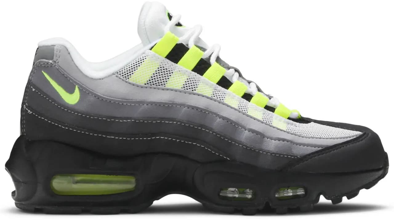 Giày Nike Air Max 95 OG GS 'Neon' Yellow 2020 CZ0910-001 Giày Nike Air Max 95 OG GS 'Neon' Yellow 2020 CZ0910-001