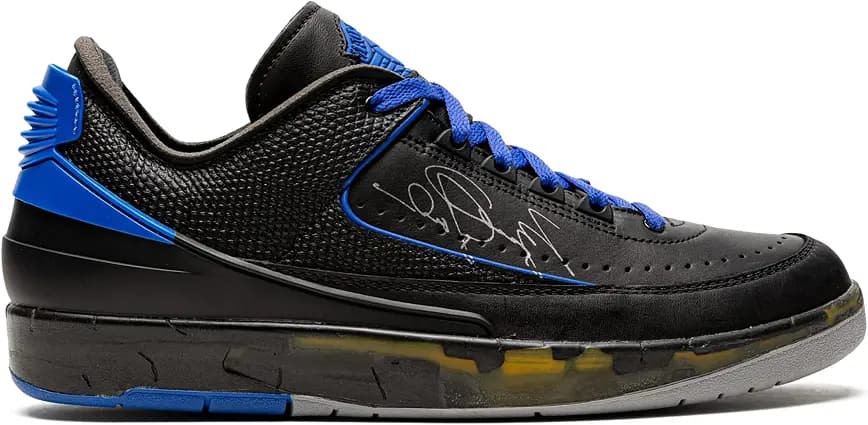 Giày Nike Off-White x Air Jordan 2 Retro Low SP 'Black Varsity Royal' DJ4375-004 Giày Nike Off-White x Air Jordan 2 Retro Low SP 'Black Varsity Royal' DJ4375-004