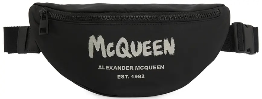 Túi Alexander Mcqueen Graffiti Logo 'Black' 727971-1AABW-1073 — kich-thuoc: 29-5x14x1-5-cm Túi Alexander Mcqueen Graffiti Logo 'Black' 727971-1AABW-1073 — kich-thuoc: 29-5x14x1-5-cm