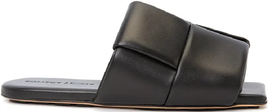 Dép Bottega Veneta Intrecciato Patch 'Black' 741350-VBSD0-1000 — kich-thuoc: 41.5 Dép Bottega Veneta Intrecciato Patch 'Black' 741350-VBSD0-1000 — kich-thuoc: 41.5
