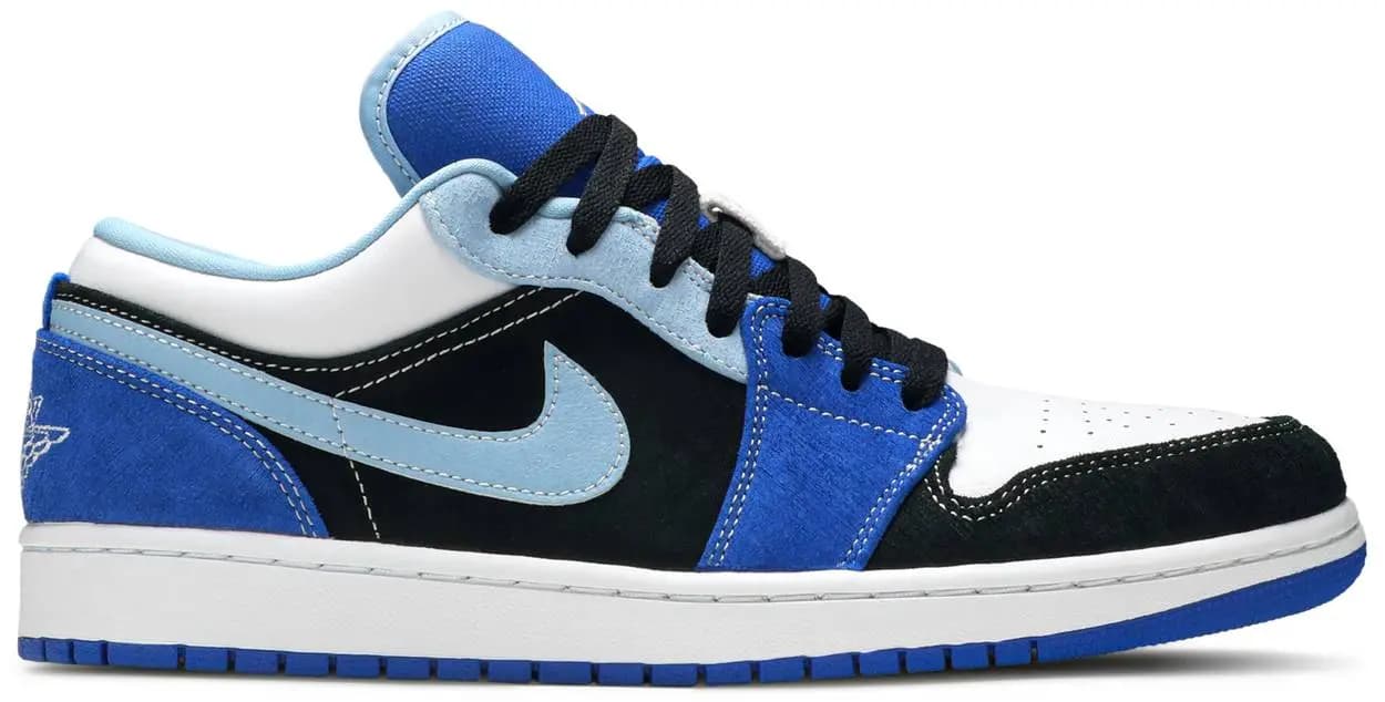 Giày Nike Air Jordan 1 Low 'Black Blue White' DH0206-400 Giày Nike Air Jordan 1 Low 'Black Blue White' DH0206-400