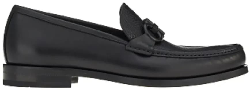 Giày Salvatore Ferragamo Moccasin Gancini 'Black' 02C160-749603 Giày Salvatore Ferragamo Moccasin Gancini 'Black' 02C160-749603
