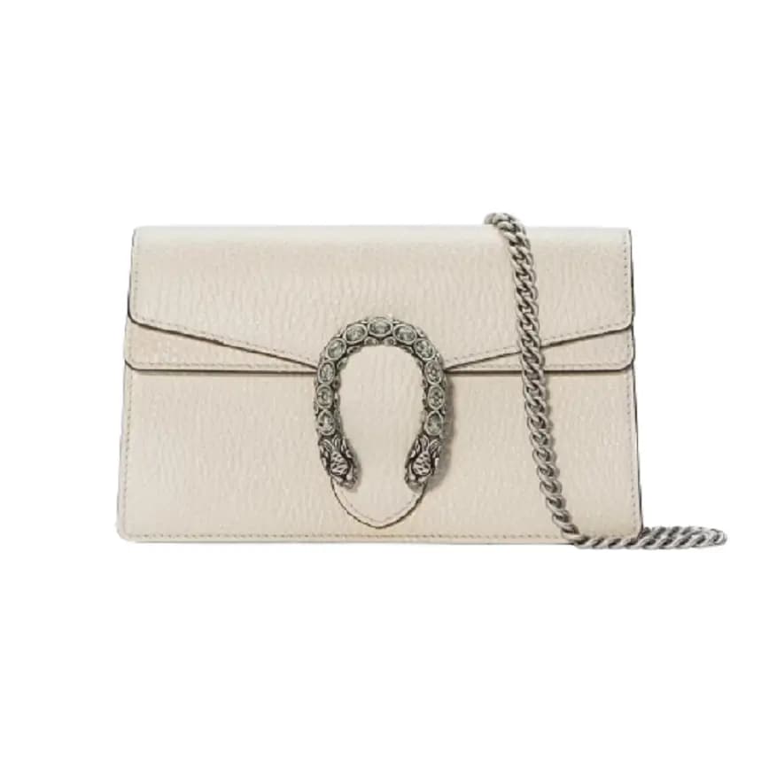 Túi Gucci Dionysus Super Mini Leather White 476432-CAOGM-9174 Túi Gucci Dionysus Super Mini Leather White 476432-CAOGM-9174