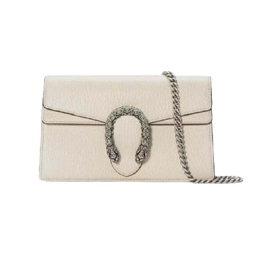 Túi Gucci Dionysus Super Mini Leather White 476432-CAOGM-9174 Túi Gucci Dionysus Super Mini Leather White 476432-CAOGM-9174