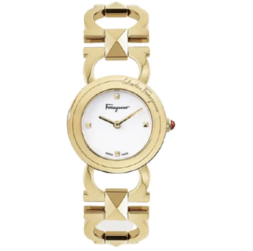 Đồng Hồ Salvatore Ferragamo Gancini Stud 'Glod' 611231-751933 Đồng Hồ Salvatore Ferragamo Gancini Stud 'Glod' 611231-751933