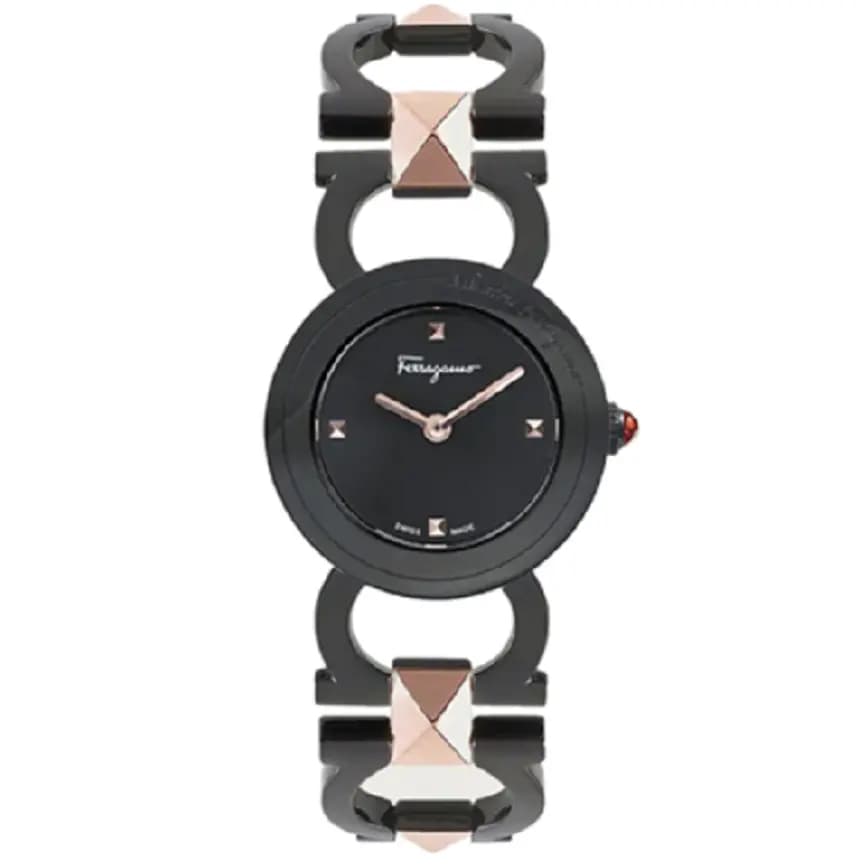 Đồng Hồ Salvatore Ferragamo Gancini Stud 'Black' 611231-751935 Đồng Hồ Salvatore Ferragamo Gancini Stud 'Black' 611231-751935