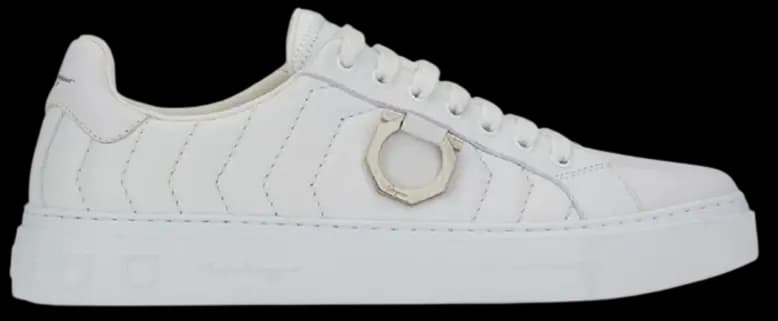 Giày Salvatore Ferragamo Gancini 'White' 020776-753818 Giày Salvatore Ferragamo Gancini 'White' 020776-753818