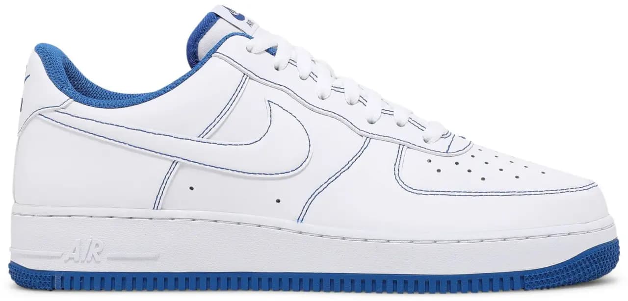 Giày Nike Air Force 1 '07 'Contrast Stitch White Game Royal' CV1724-101 Giày Nike Air Force 1 '07 'Contrast Stitch White Game Royal' CV1724-101