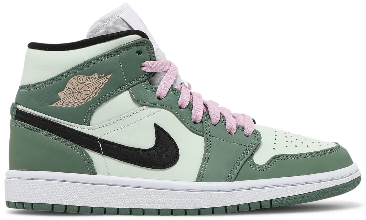 Giày Nike Wmns Air Jordan 1 Mid SE 'Dutch Green' CZ0774-300 — kich-thuoc: 36 Giày Nike Wmns Air Jordan 1 Mid SE 'Dutch Green' CZ0774-300 — kich-thuoc: 36