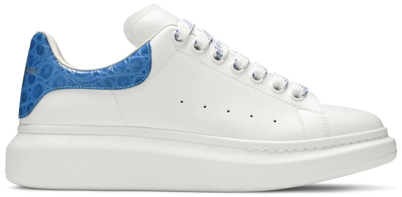 Giày Alexander McQueen Oversized Sneaker 'Ultramarine Crocodile' Giày Alexander McQueen Oversized Sneaker 'Ultramarine Crocodile'