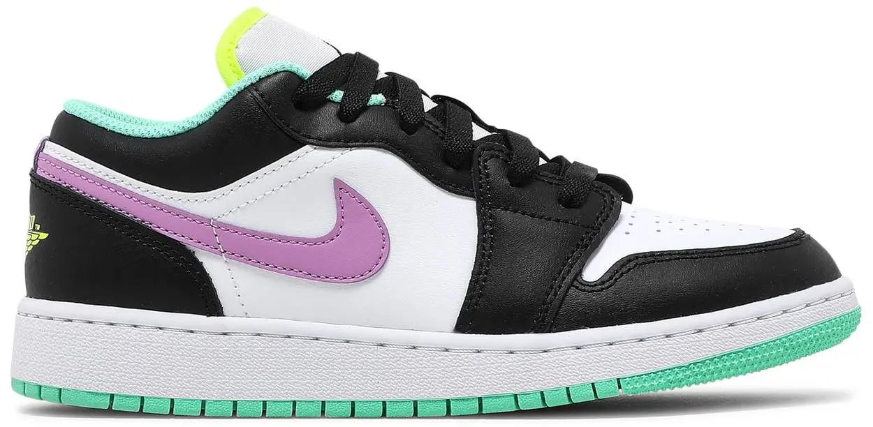 Giày Nike Air Jordan 1 Low GS 'White Violet Shock' 553560-151 — kich-thuoc: 38.5 Giày Nike Air Jordan 1 Low GS 'White Violet Shock' 553560-151 — kich-thuoc: 38.5