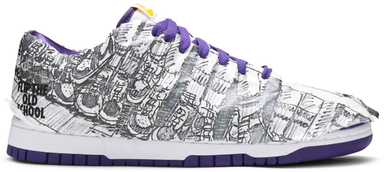 Giày Nike Wmns Dunk Low 'Flip The Old School' DJ4636-100 — kich-thuoc: 38 Giày Nike Wmns Dunk Low 'Flip The Old School' DJ4636-100 — kich-thuoc: 38