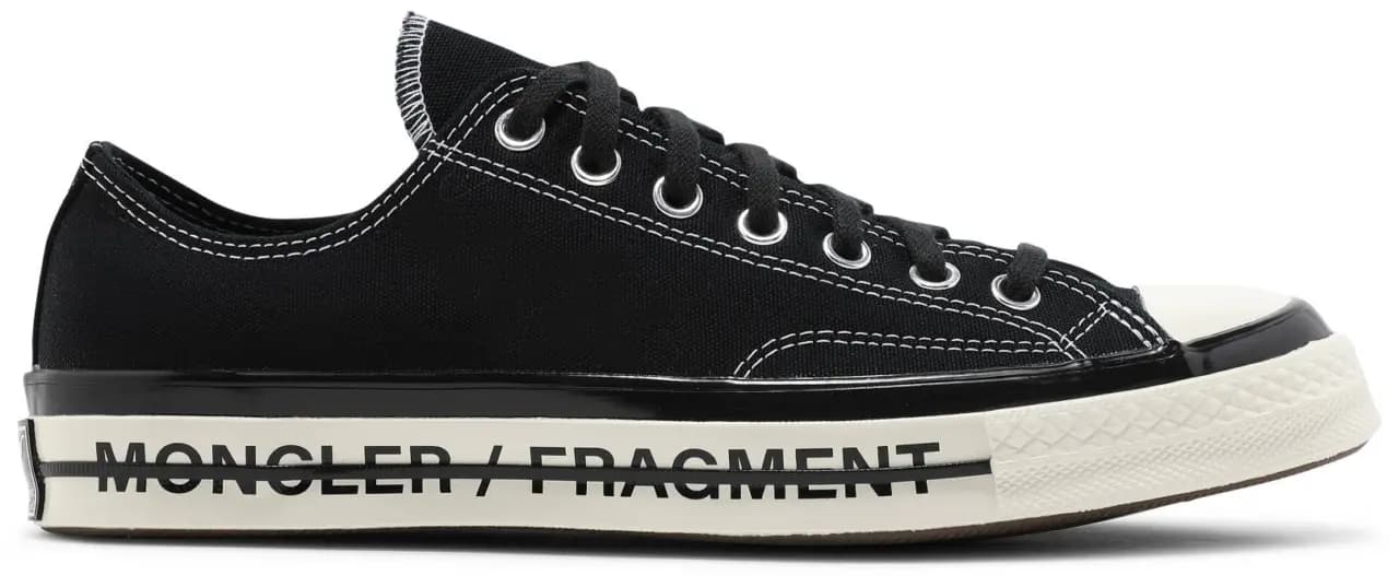 Giày Converse Fragment Design x Moncler x Chuck 70 Low 'Black' 172320C Giày Converse Fragment Design x Moncler x Chuck 70 Low 'Black' 172320C