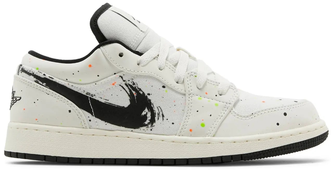 Giày Nike Air Jordan 1 Low SE GS 'Paint Splatter' DH3295-100 — kich-thuoc: 36.5 Giày Nike Air Jordan 1 Low SE GS 'Paint Splatter' DH3295-100 — kich-thuoc: 36.5