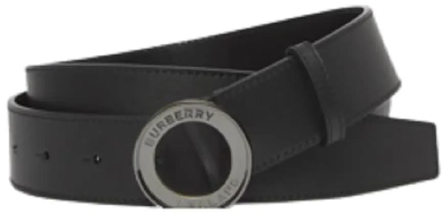 Thắt Lưng Burberry Engraved Buckle Leather Belt 'Black' P80493801 Thắt Lưng Burberry Engraved Buckle Leather Belt 'Black' P80493801