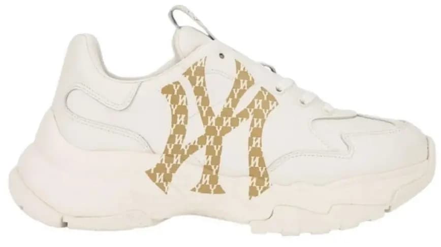 Giày MLB Bigball Chunky Monogram LT NY 'Beige' 32SHCM111-50I Giày MLB Bigball Chunky Monogram LT NY 'Beige' 32SHCM111-50I