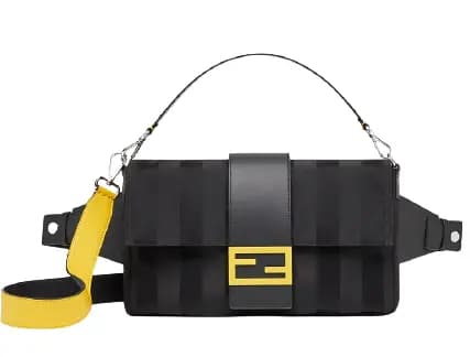 Túi Fendi Large Baguette Nylon Ladies Crossbody Bag 'Black' 7VA478ADMAF0R2A Túi Fendi Large Baguette Nylon Ladies Crossbody Bag 'Black' 7VA478ADMAF0R2A