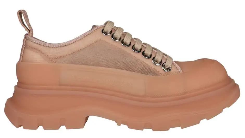 Giày Alexander McQueen Wmns Tread Slick Lace Up Sneakers 'Pink' 658080-W4Q31-6833 Giày Alexander McQueen Wmns Tread Slick Lace Up Sneakers 'Pink' 658080-W4Q31-6833