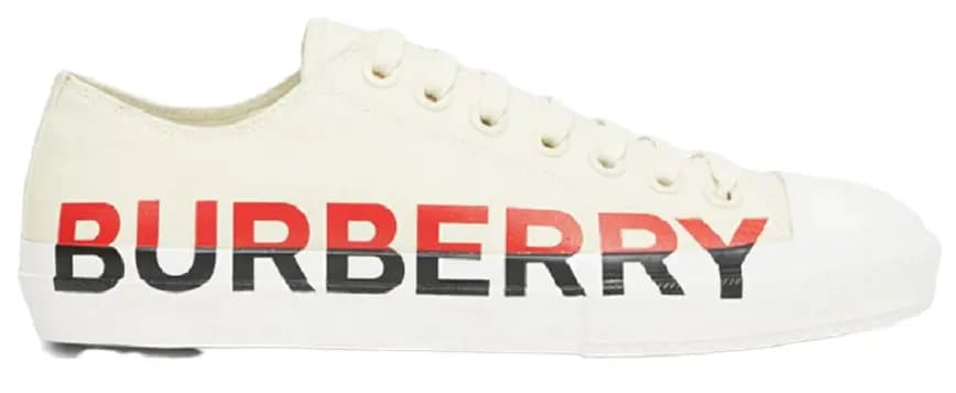 Giày Burberry Contrasting Logo White 80342521 Giày Burberry Contrasting Logo White 80342521