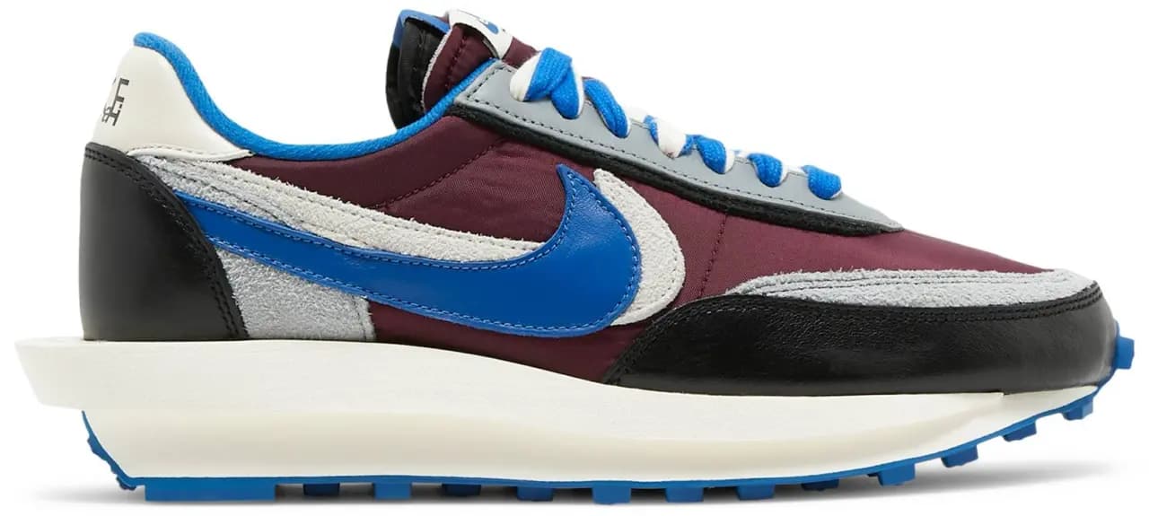 Giày Nike Sacai x Undercover x LDWaffle 'Night Maroon Team Royal' DJ4877-600 Giày Nike Sacai x Undercover x LDWaffle 'Night Maroon Team Royal' DJ4877-600