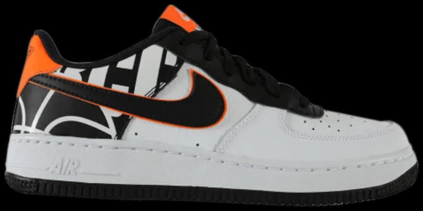 Giày Nike Air Force 1 Low White 'Black Orange' 820438-109 Giày Nike Air Force 1 Low White 'Black Orange' 820438-109