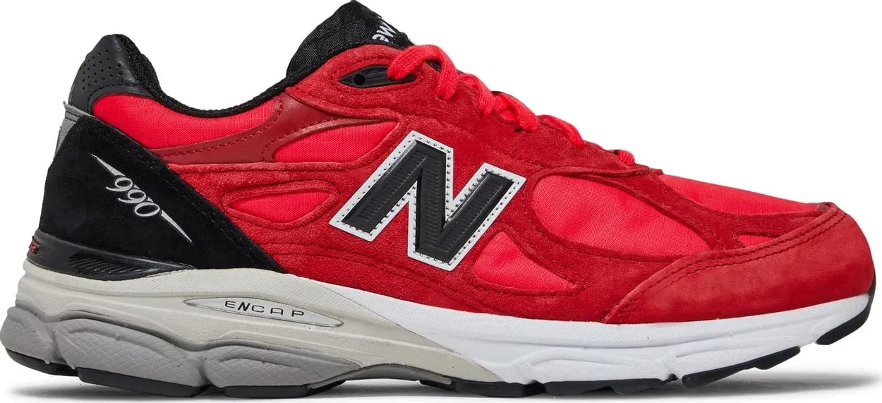 Giày New Balance 990v3 Made In USA 'Red Suede' M990PL3 — kich-thuoc: 42 Giày New Balance 990v3 Made In USA 'Red Suede' M990PL3 — kich-thuoc: 42