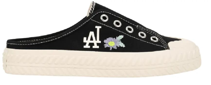 Giày MLB PlayBall Flower Mule LA Dodgers 'Black' 32SHSF111-07L Giày MLB PlayBall Flower Mule LA Dodgers 'Black' 32SHSF111-07L