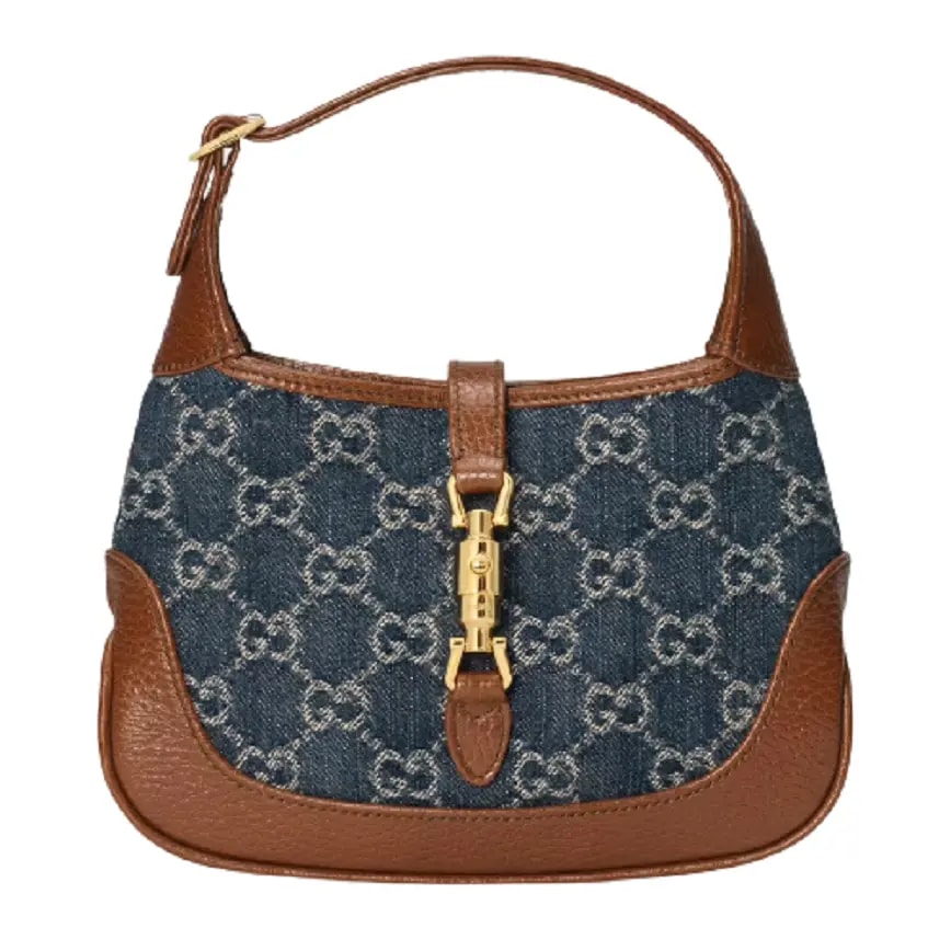 Túi Gucci Jackie 1961 Mini Shoulder 'Blue Ivory' GG 637092-2KQGG-8375 Túi Gucci Jackie 1961 Mini Shoulder 'Blue Ivory' GG 637092-2KQGG-8375