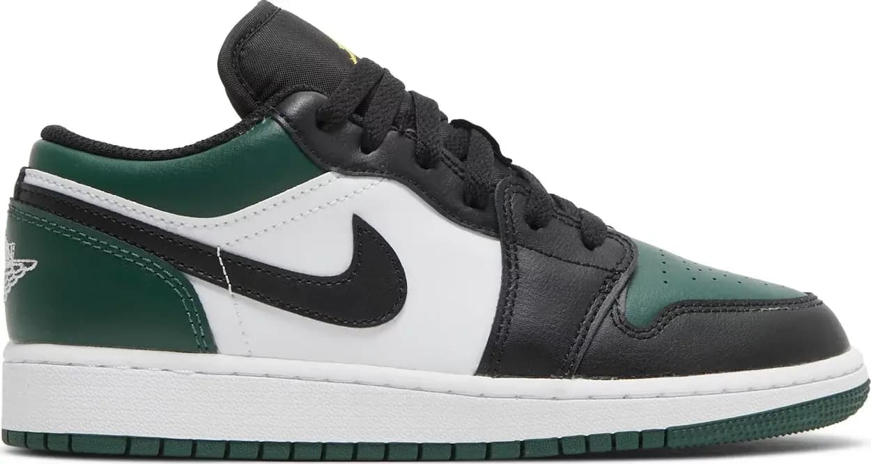 Giày Nike Air Jordan 1 Low GS 'Green Toe' 553560-371 Giày Nike Air Jordan 1 Low GS 'Green Toe' 553560-371