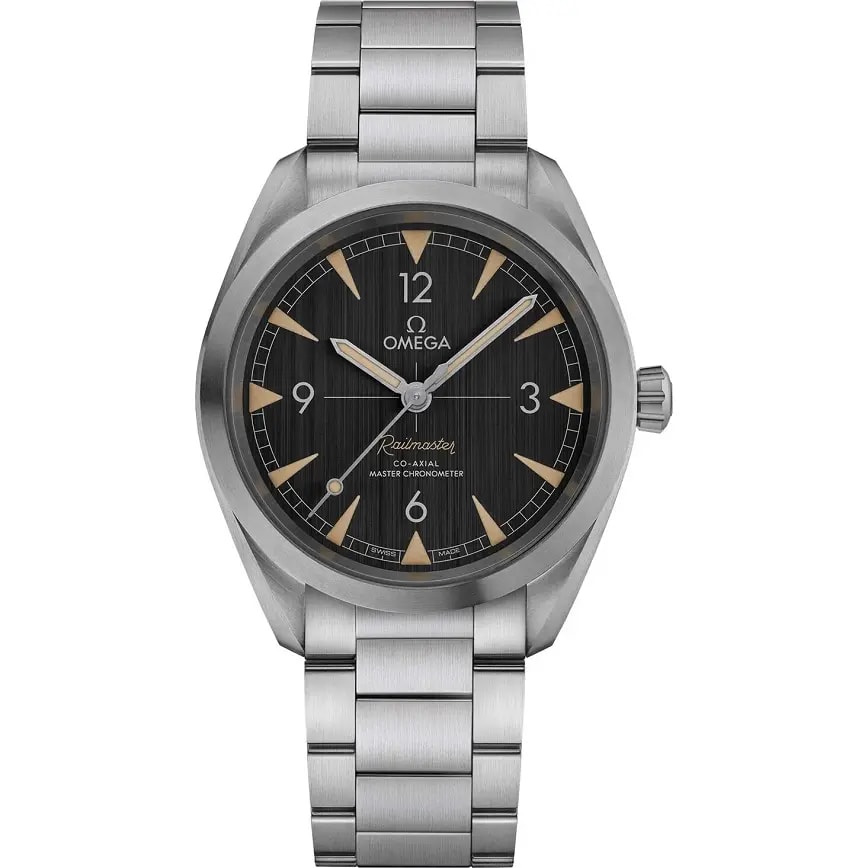 Đồng Hồ Omega Seamaster Railmaster 'Silver' 220-10-40-20-01-001 Đồng Hồ Omega Seamaster Railmaster 'Silver' 220-10-40-20-01-001