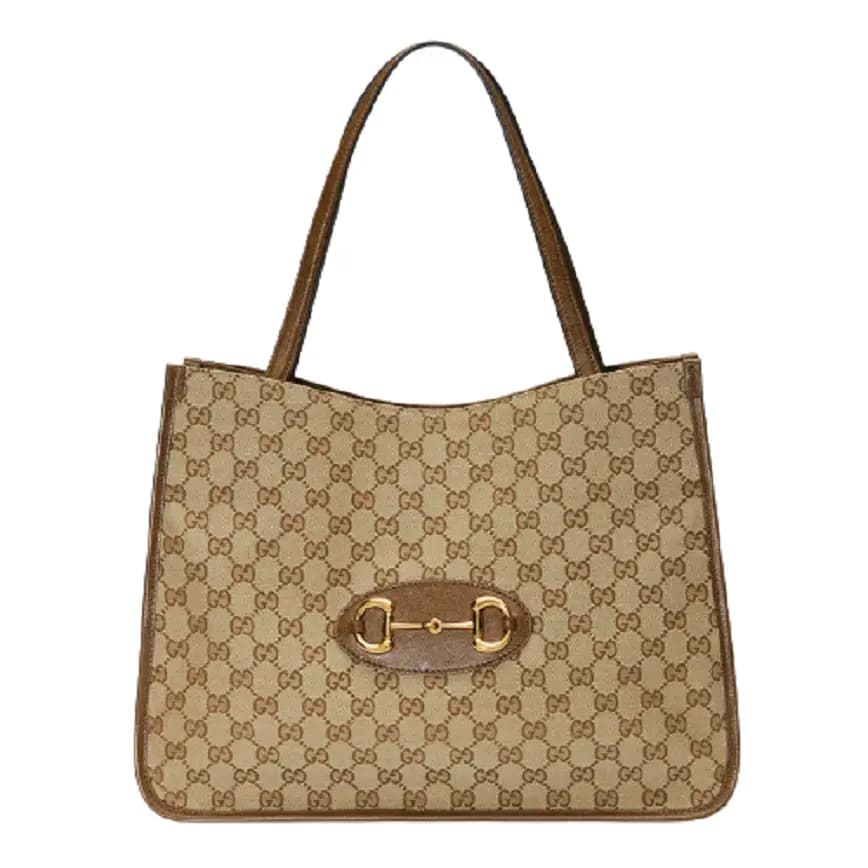 Túi Gucci Horsebit 1955 Tote Original GG Brown 623694-GY5OG-8563 Túi Gucci Horsebit 1955 Tote Original GG Brown 623694-GY5OG-8563