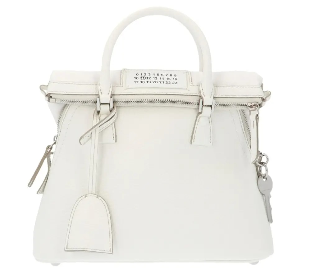 Túi Maison Margiela Women's White Leather Handbag S56WG0082P4303T1003 Túi Maison Margiela Women's White Leather Handbag S56WG0082P4303T1003