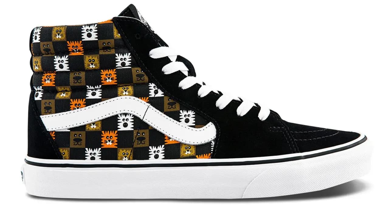 Giày Vans Sk8-High 'Black Orange White' VN0A4U3C0GN Giày Vans Sk8-High 'Black Orange White' VN0A4U3C0GN