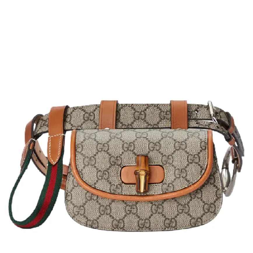 Túi Gucci Bamboo 1947 Mini GG Supreme Beige 681137-UIQEN-8288 Túi Gucci Bamboo 1947 Mini GG Supreme Beige 681137-UIQEN-8288
